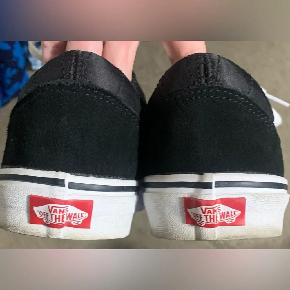 Vans Men’s Black Quilted Sneakers